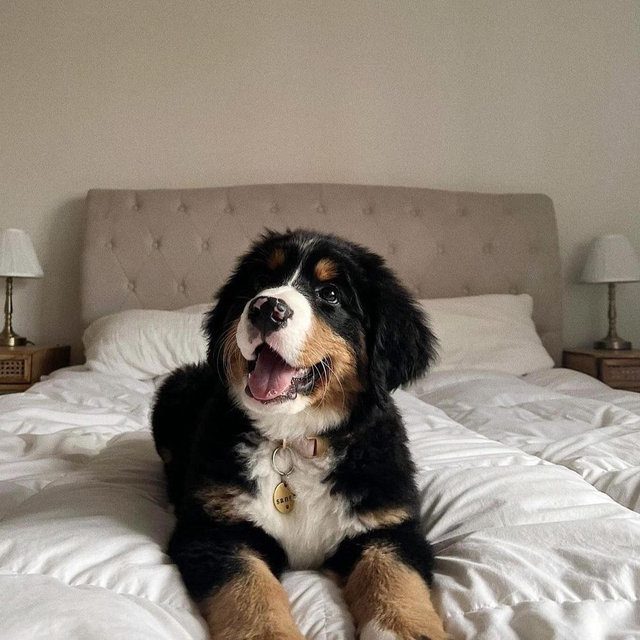 Our first puppy! Bernese Mountain Dog Fund