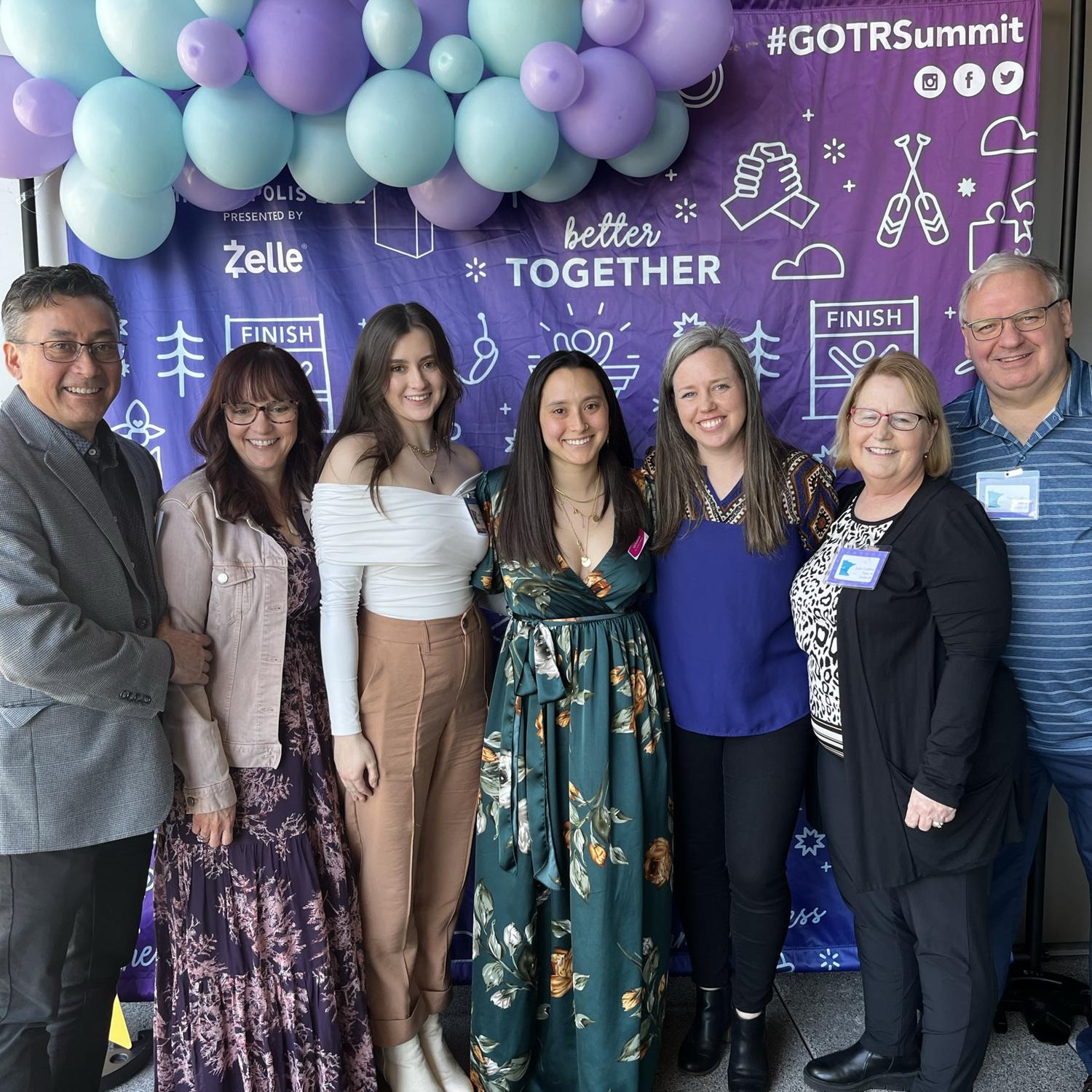 Liz’s work luncheon with Ramon , Kelly, Emily, Katie, Julie, and Tim!