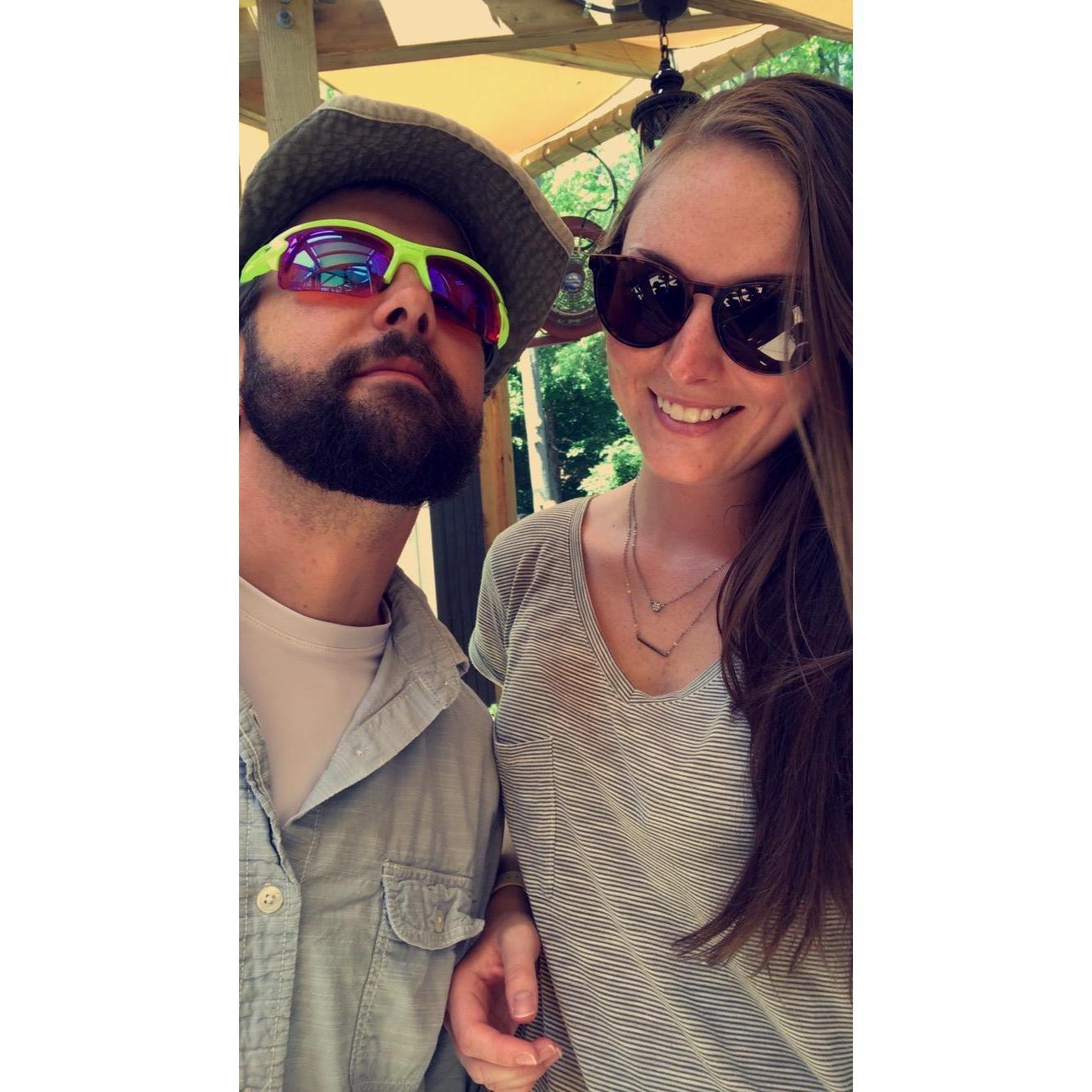 Trip to Busch Gardens on May 19, 2017.