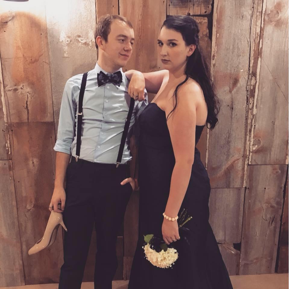 Emily's wedding!  (I caught the bouquet!)