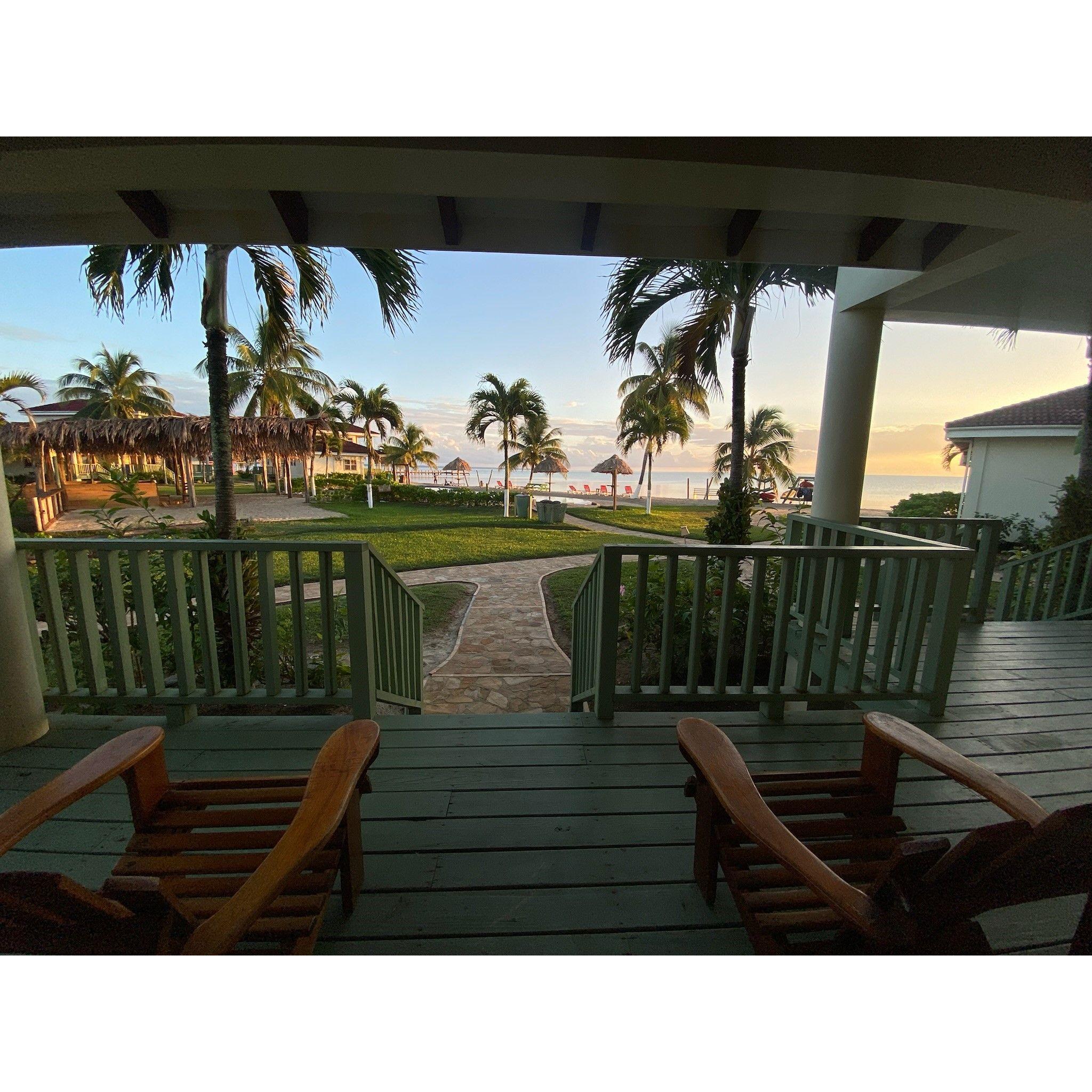 We drove out to Hopkins Bay in Placencia(coast) and stay a couple of nights