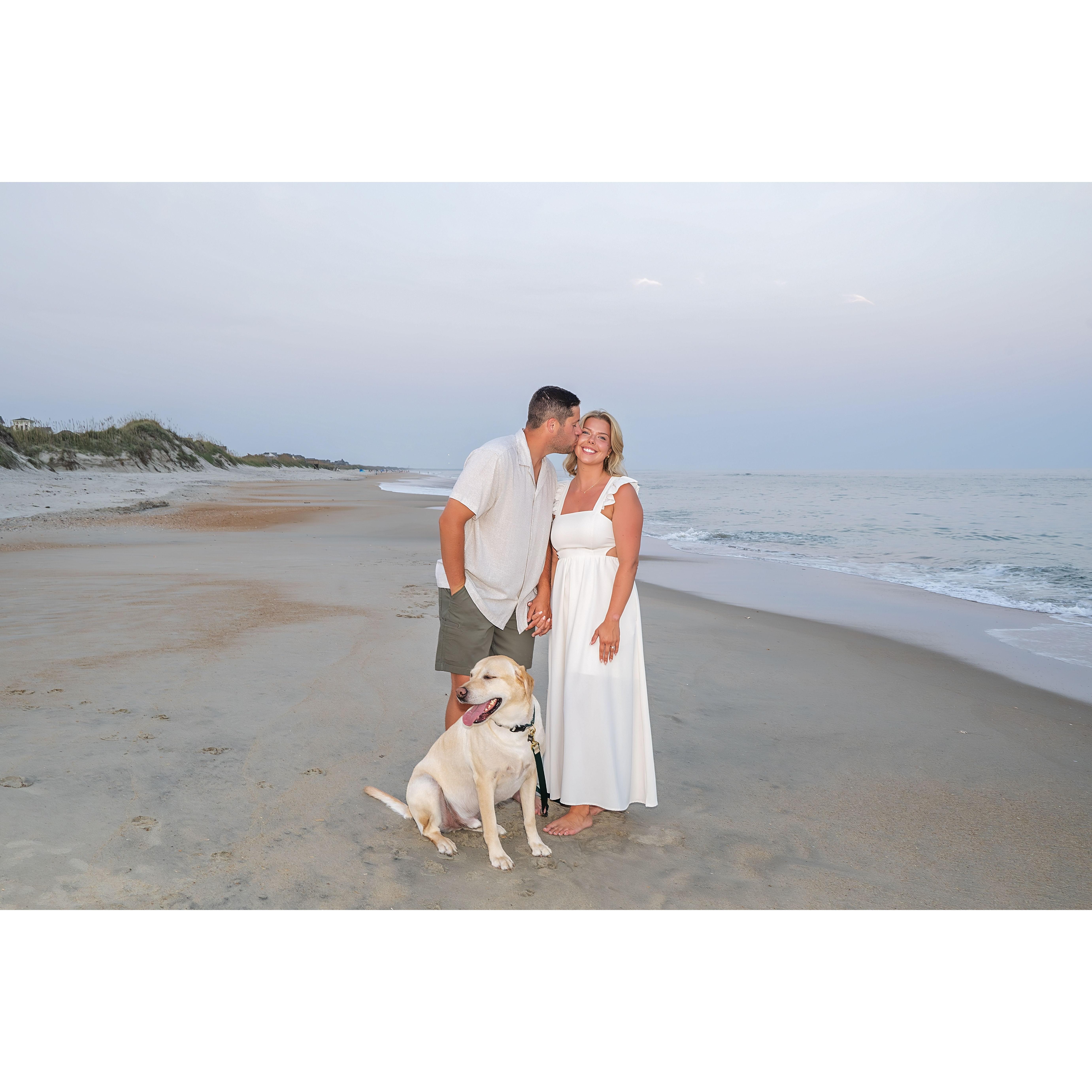 Our happy little family this summer in OBX!