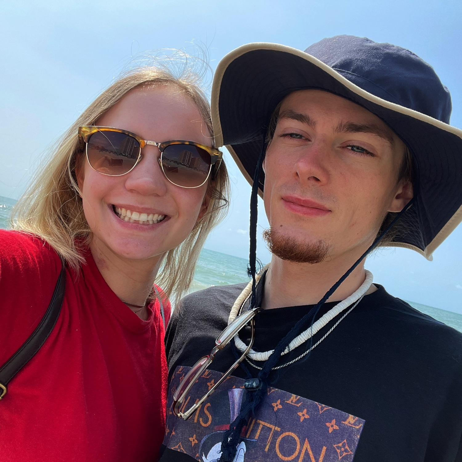 First beach trip together!