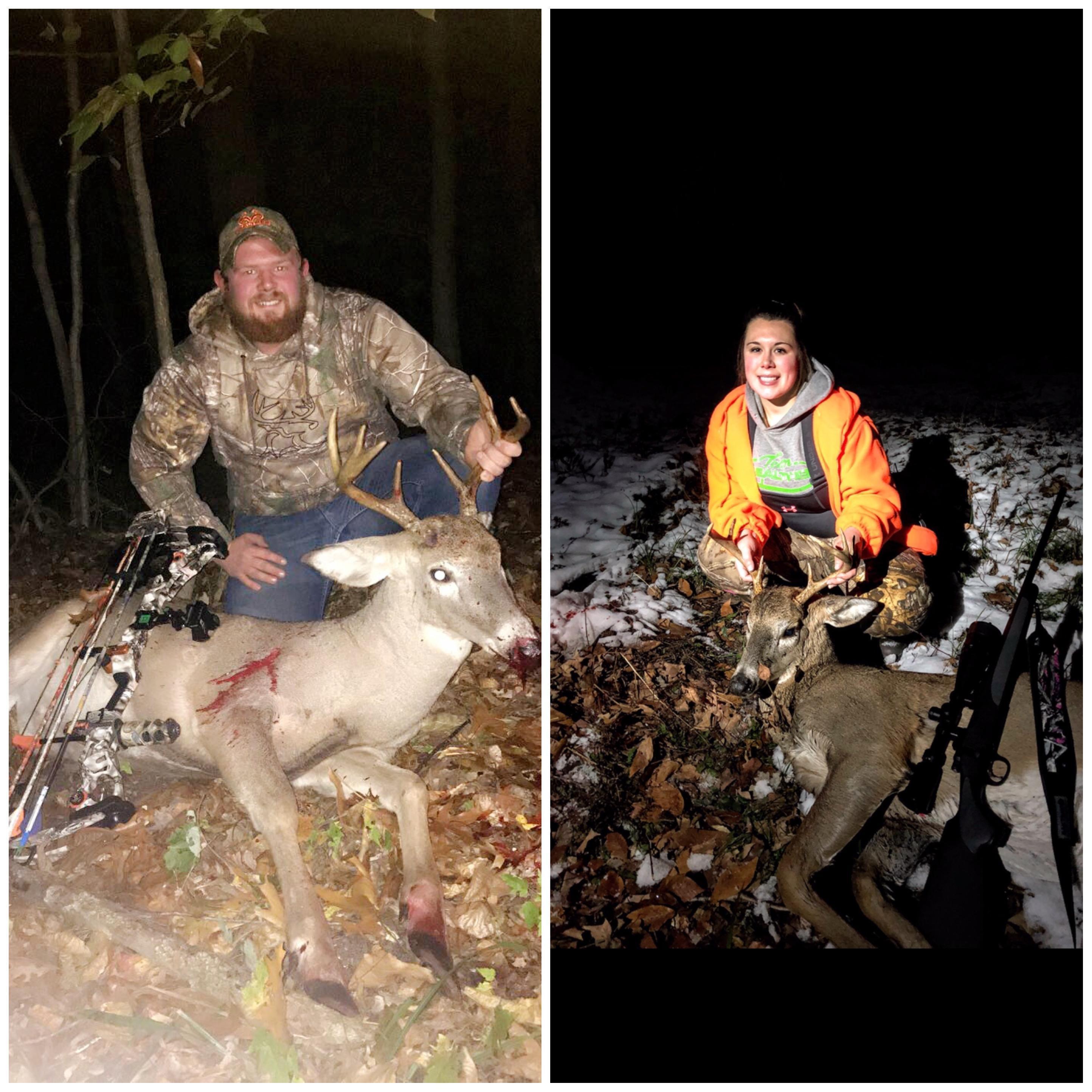 We both enjoy hunting as a hobby! For the longest time, I was beating Austin in quality and quantity. He has now passed me in quality and we are tied for quantity. I need to step up my game! (;
