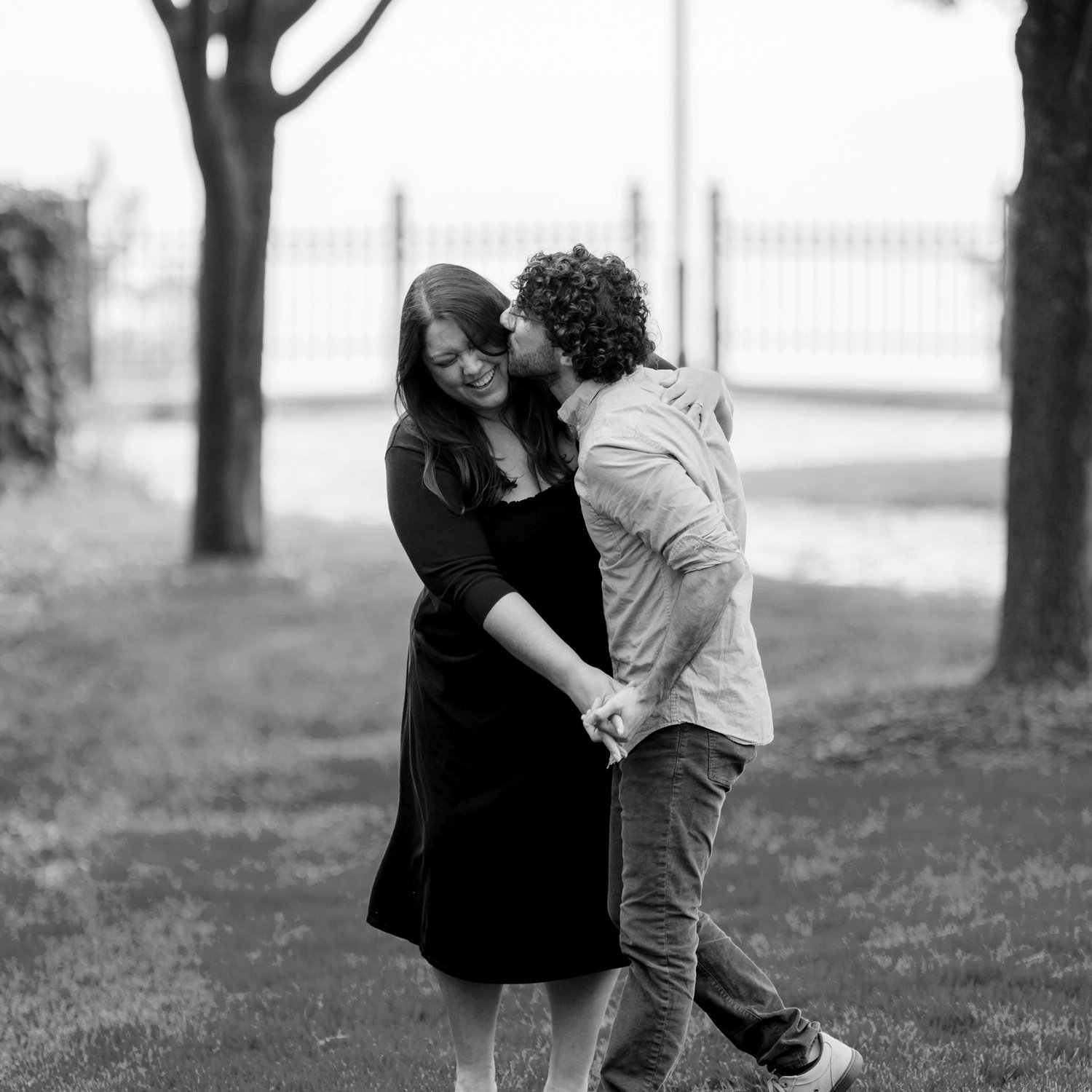 Raffi proposed at the Duluth rose garden on August 1st 2025. Check out the full story on our FAQ page!