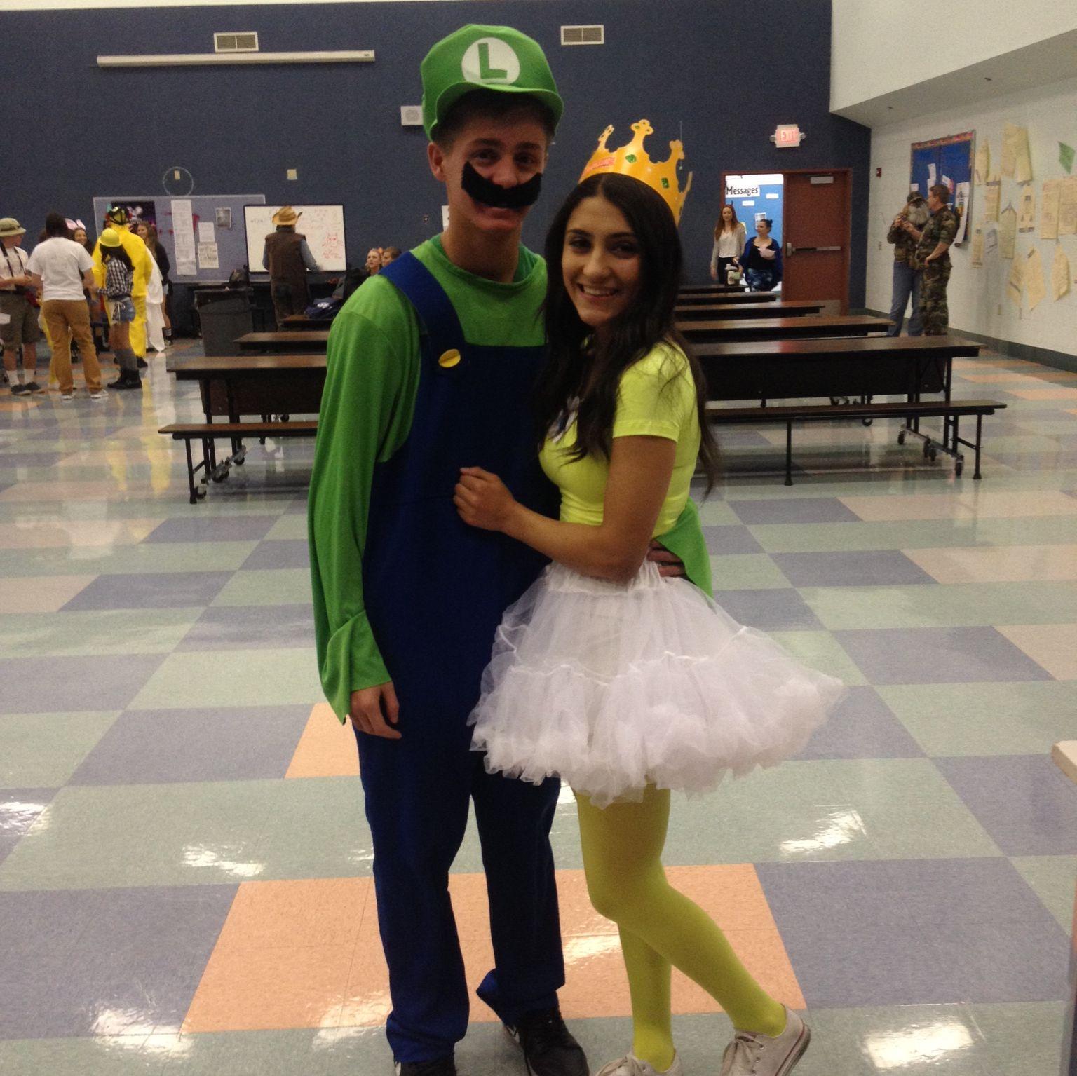 Our first couples costume celebrating one year since our first kiss :)