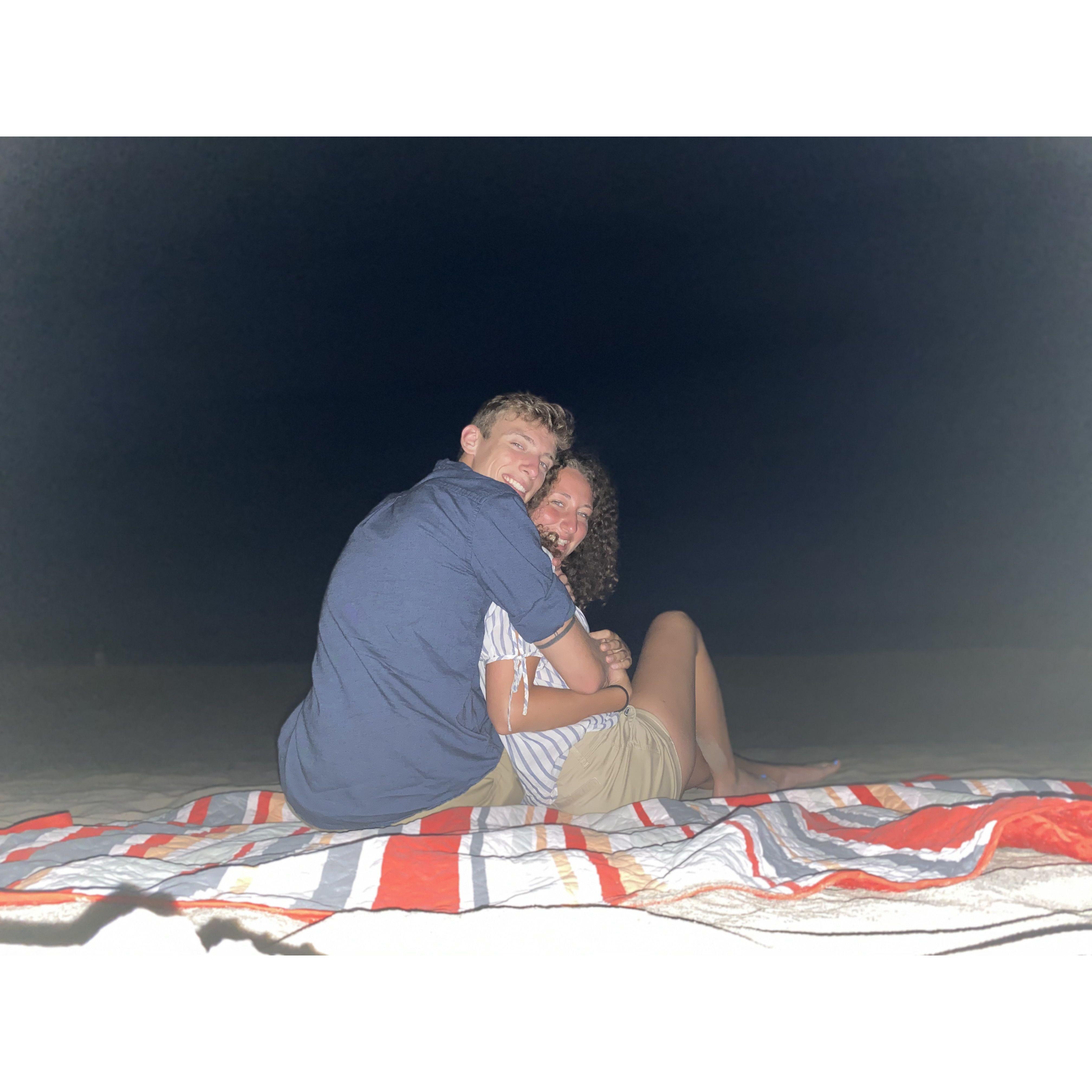 Bethany Beach 2020, our second first official date