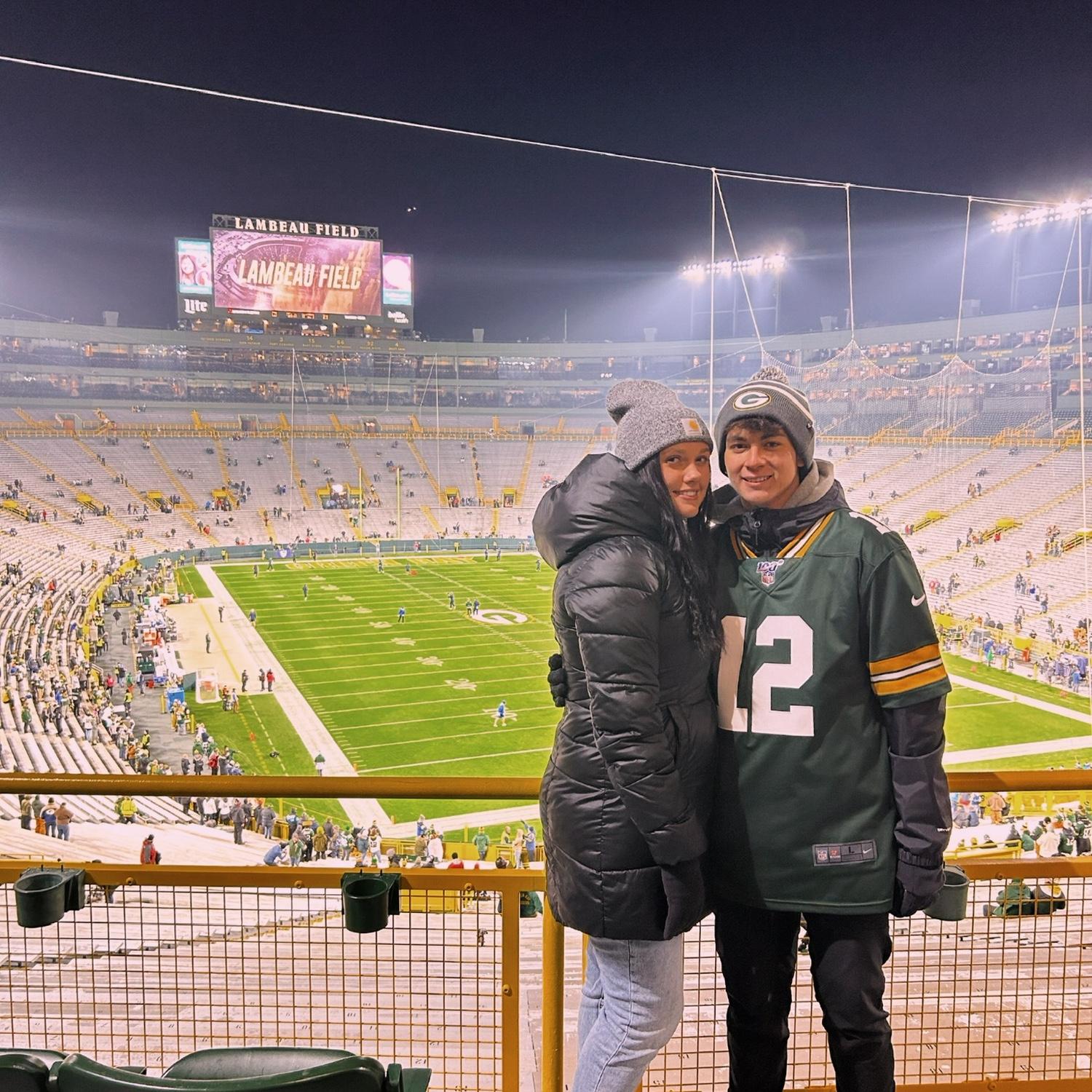 First Packer game together!