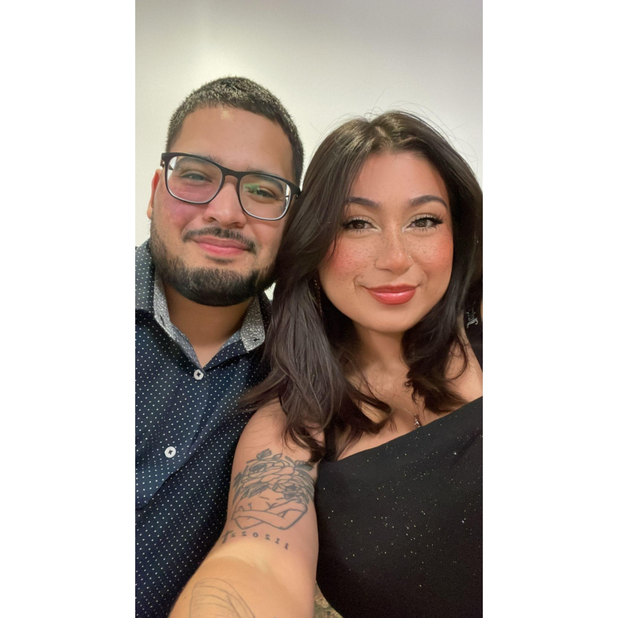 Saul's sister's graduation party