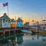 Sunrise at Plymouth Harbor