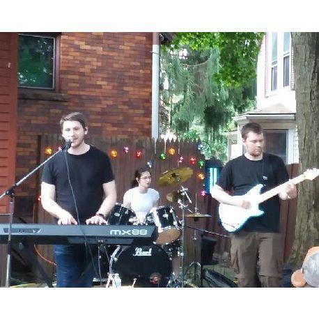 Backyard concert featuring Vantz.