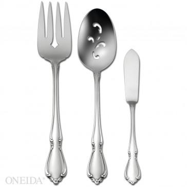 Oneida Chateau 3 Piece Fine Flatware Serving Set