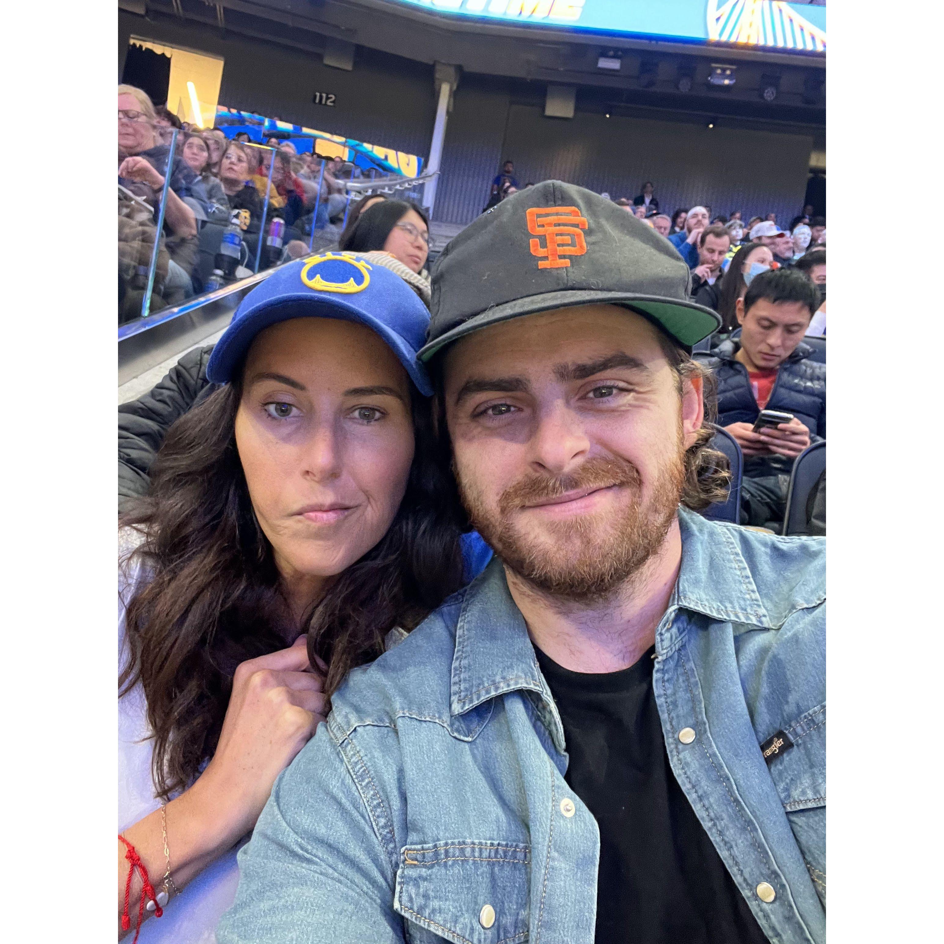 Our first Dubs game together!