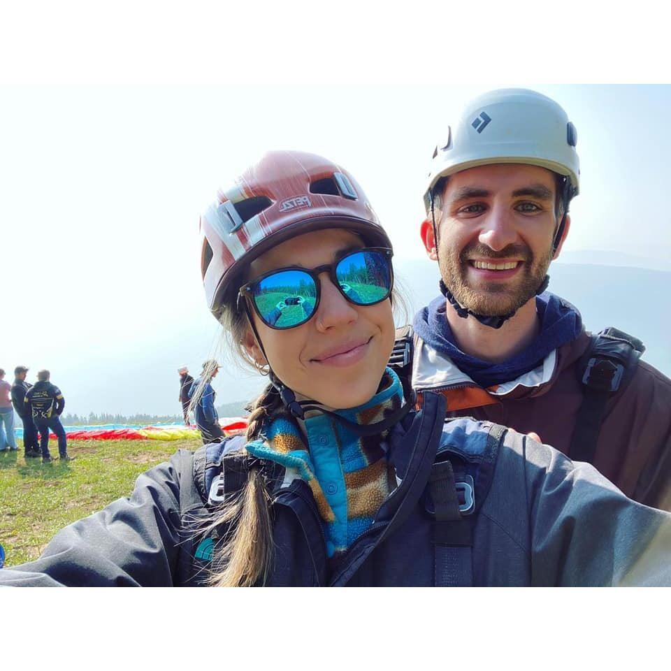 Paragliding over Aspen for Ben's birthday.