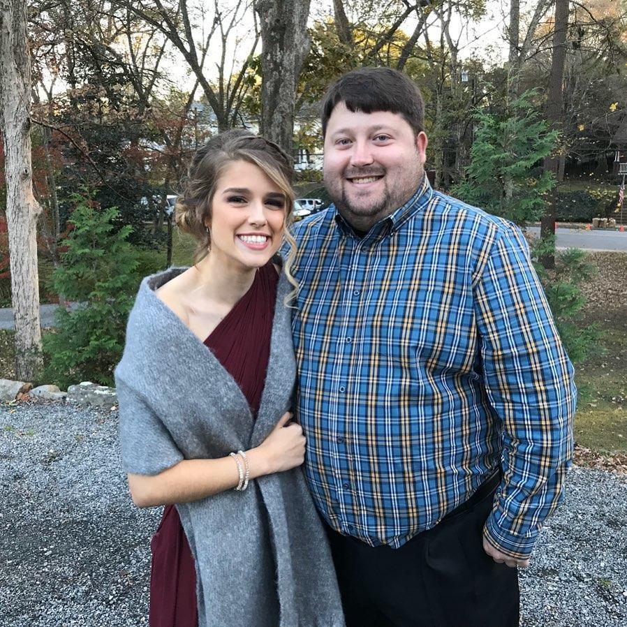Celebrating our friends at their wedding
