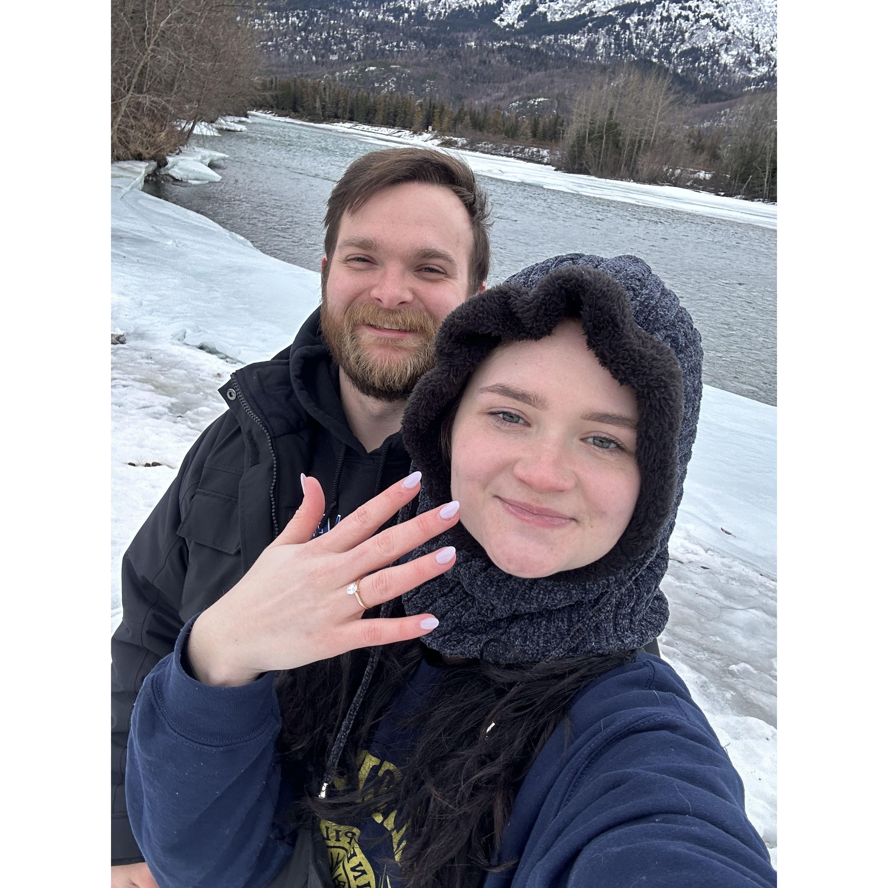 Proposal in Alaska, 2024.