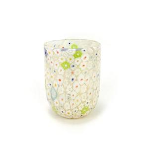 MURANO DAISY GLASS TUMBLER
