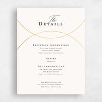 Beige Wedding Enclosure - Paltz Foil
