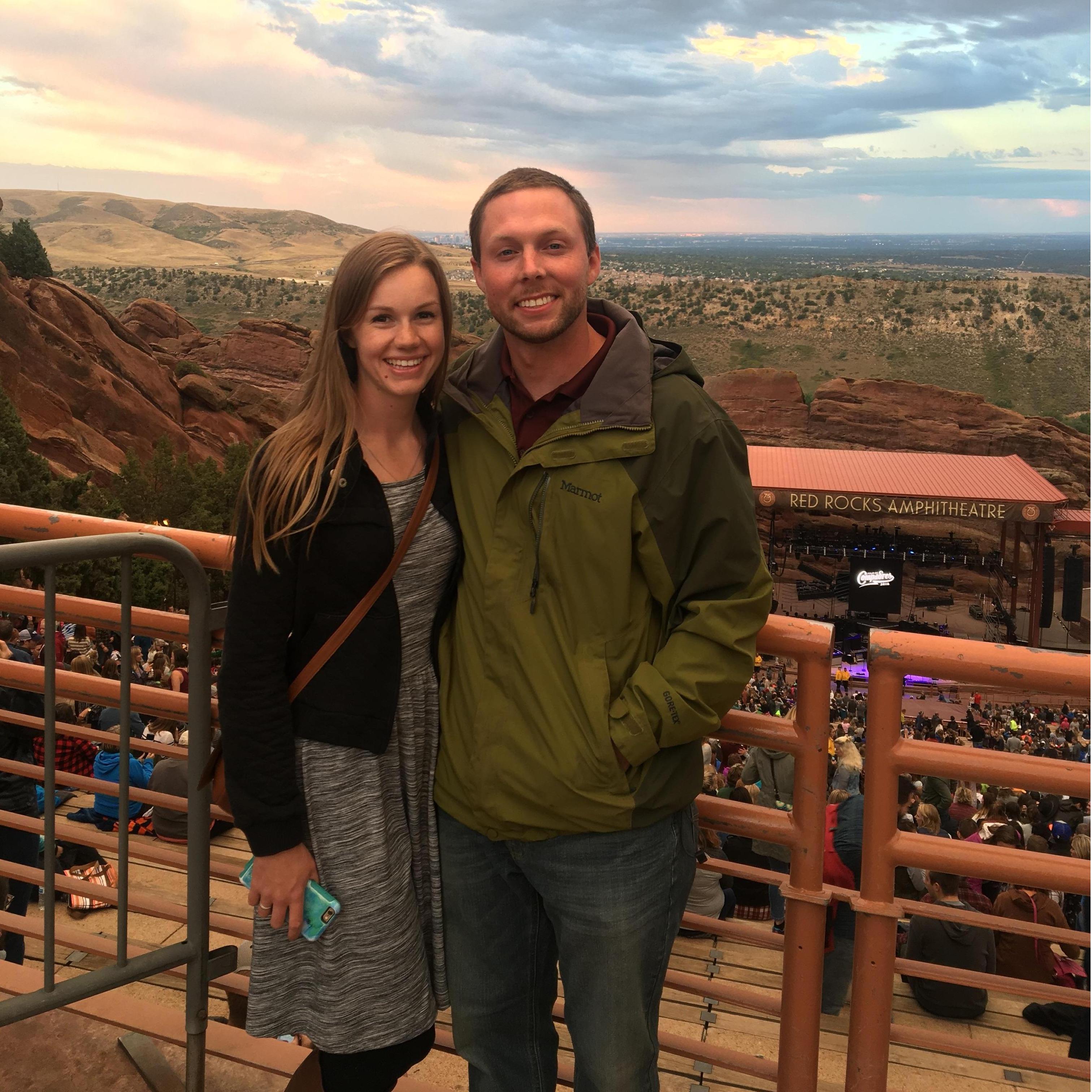 The night we started dating! Red Rocks Amphitheater, September 2016