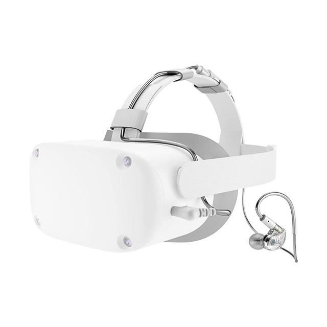 MEE audio M6 VR Oculus Quest 2 Headphones - In-Ear Gaming Earphones for Virtual Reality Headsets; Includes Headset Cable for PlayStation, Xbox, Nintendo Switch, PC, and Mobile Devices With 3.5mm Jacks