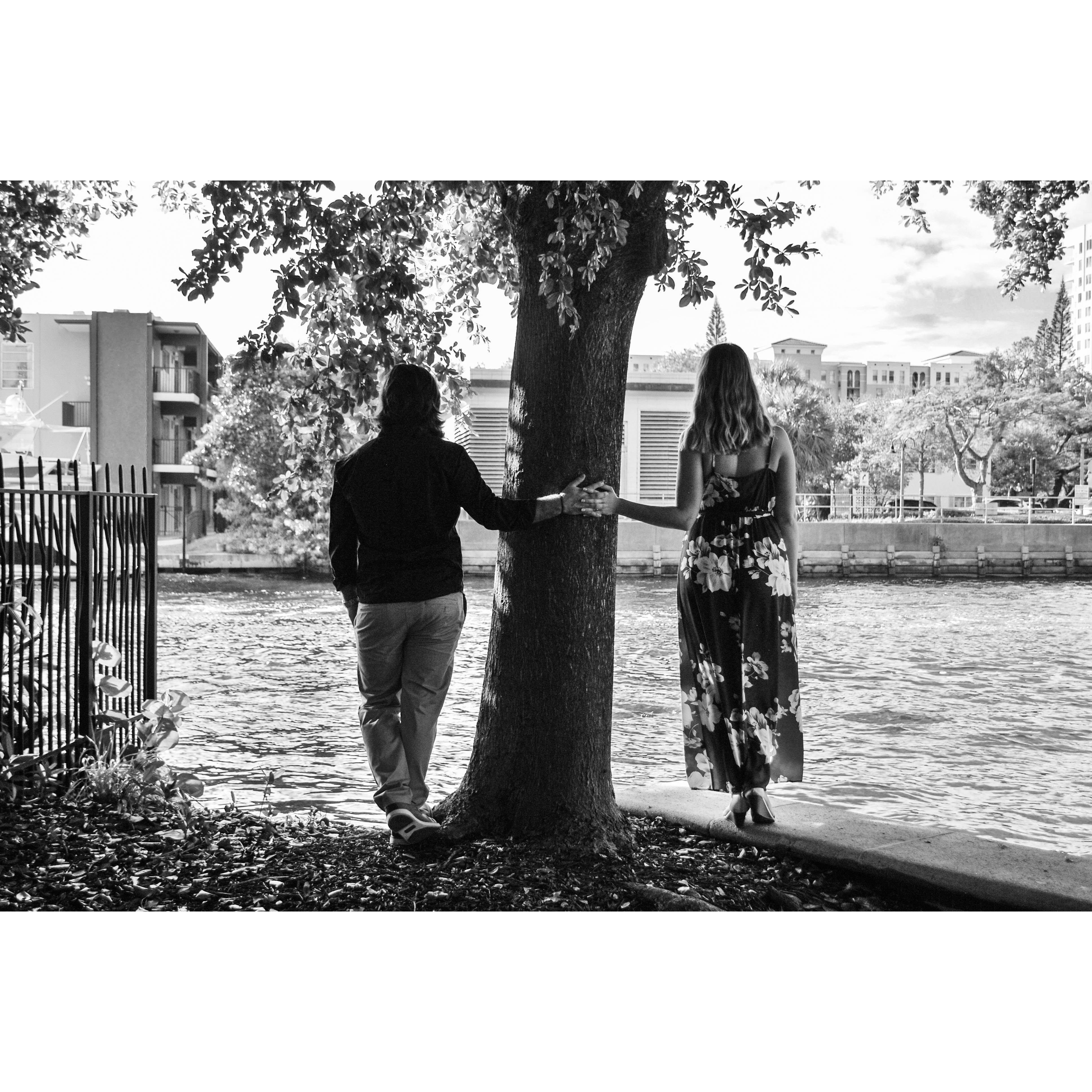 Engagement Photos on Las Olas Blvd in Ft. Lauderdale, FL!