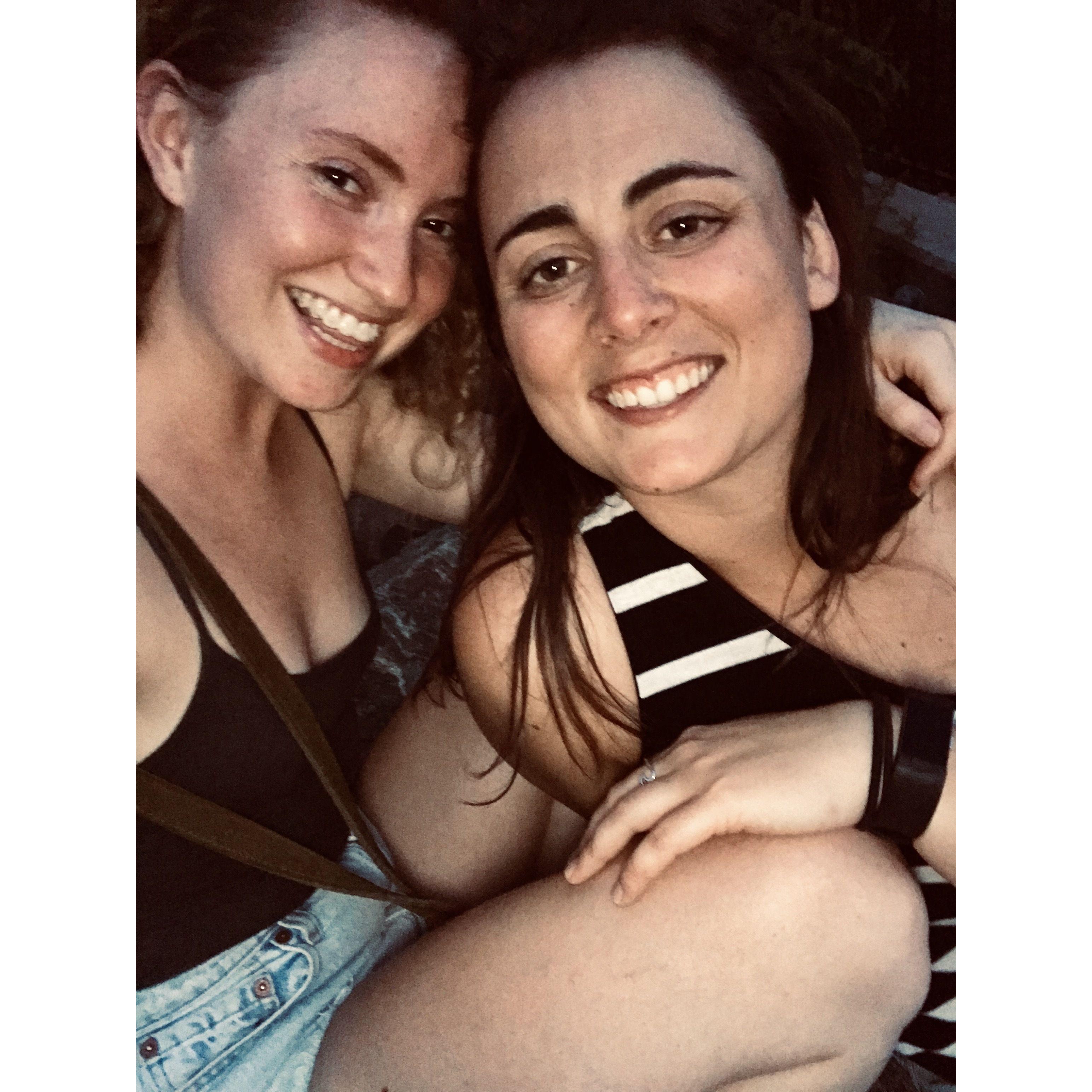 One of the very early photos of us, taken within the first month we were dating!