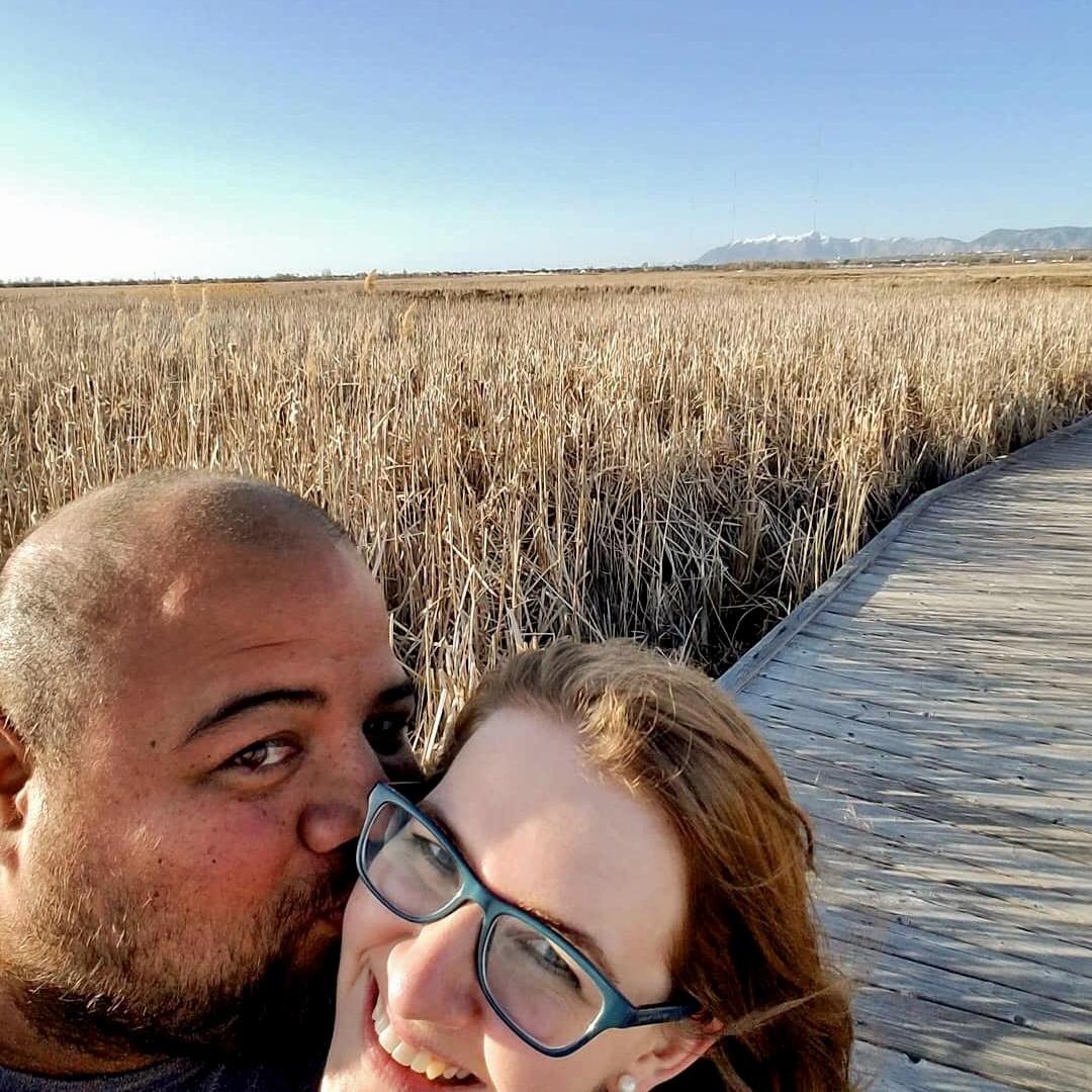 We were doing a photoshoot for his sister and decided to do some posing of our own.