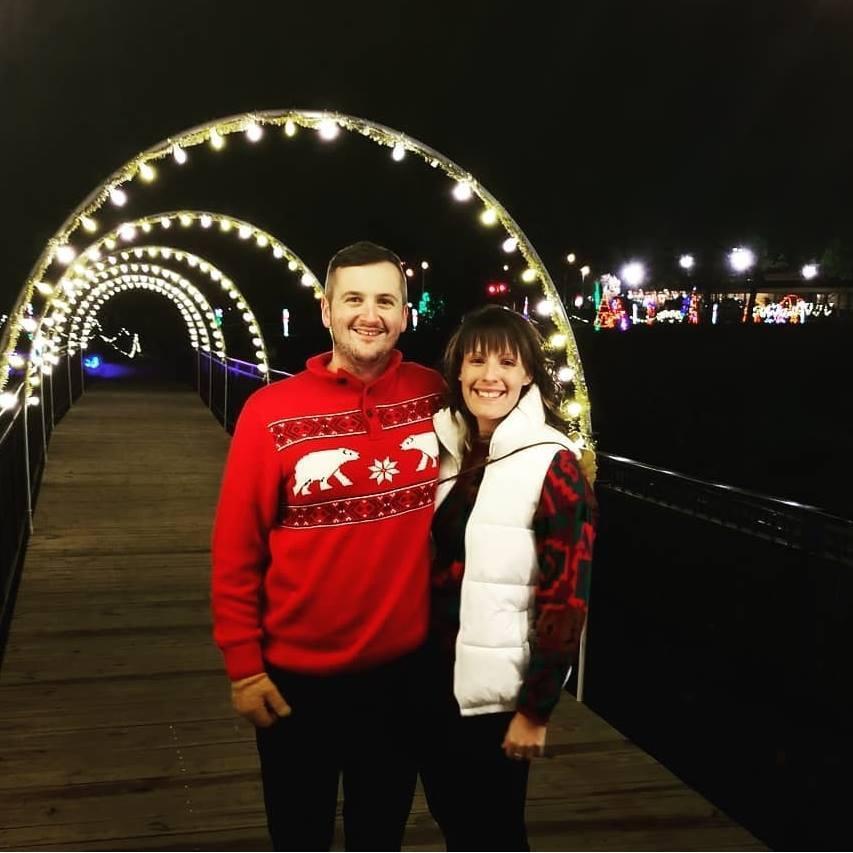 Celebrating our FOURTH Christmas together.