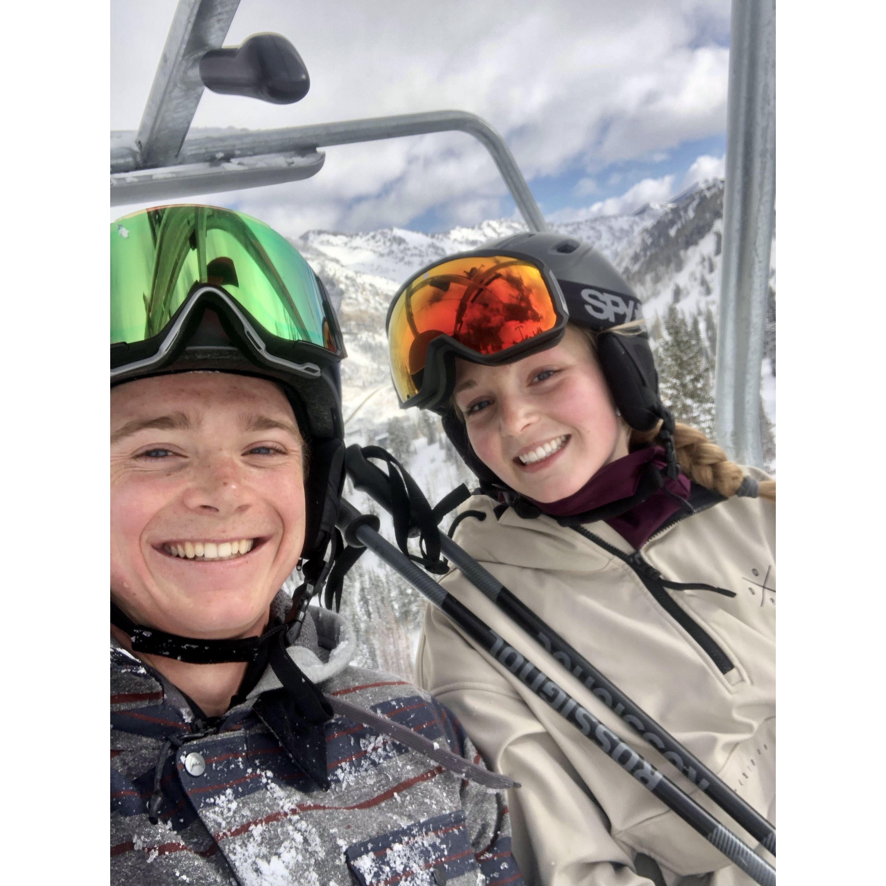 Mar 2022. Skiing at Snowbird.