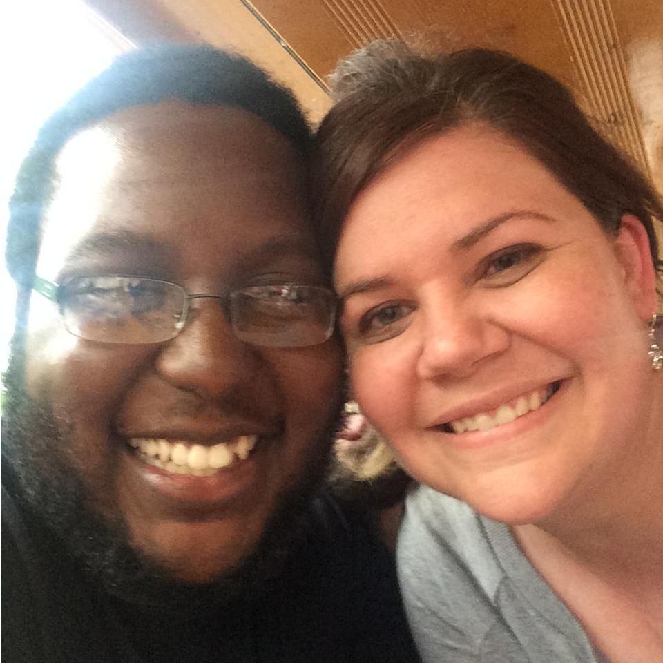 Our first photo together!