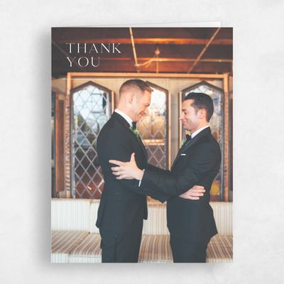Multi-Colored Wedding Thank You - Corao Photo