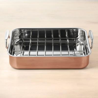 Williams Sonoma Copper Roasting Pan with Rack