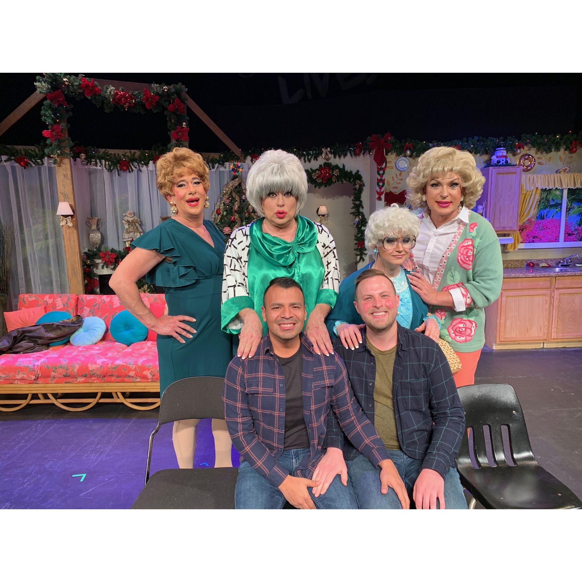 Thank you for being a friend. RIP Betty White. Golden Girls Holiday Show, San Francisco