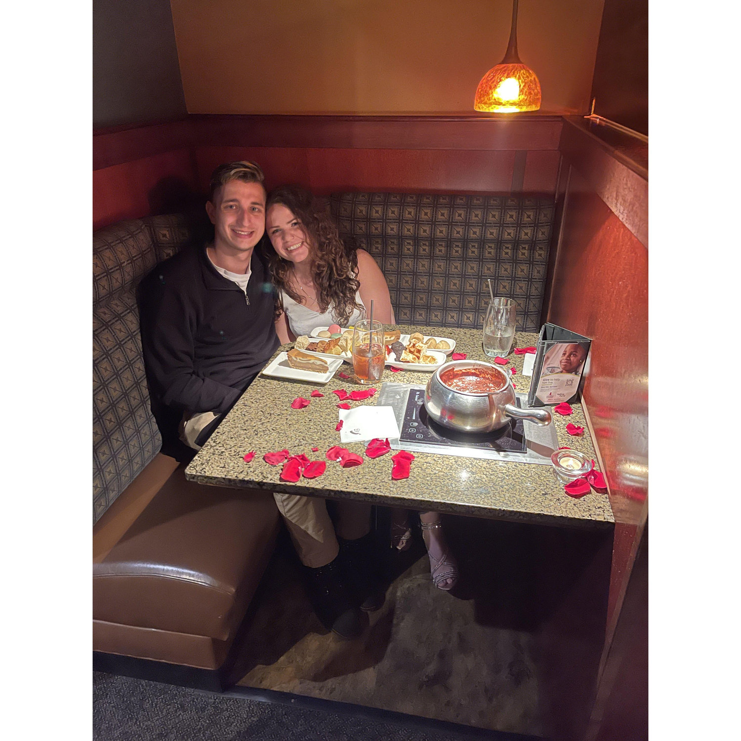 This was our first date as a couple!