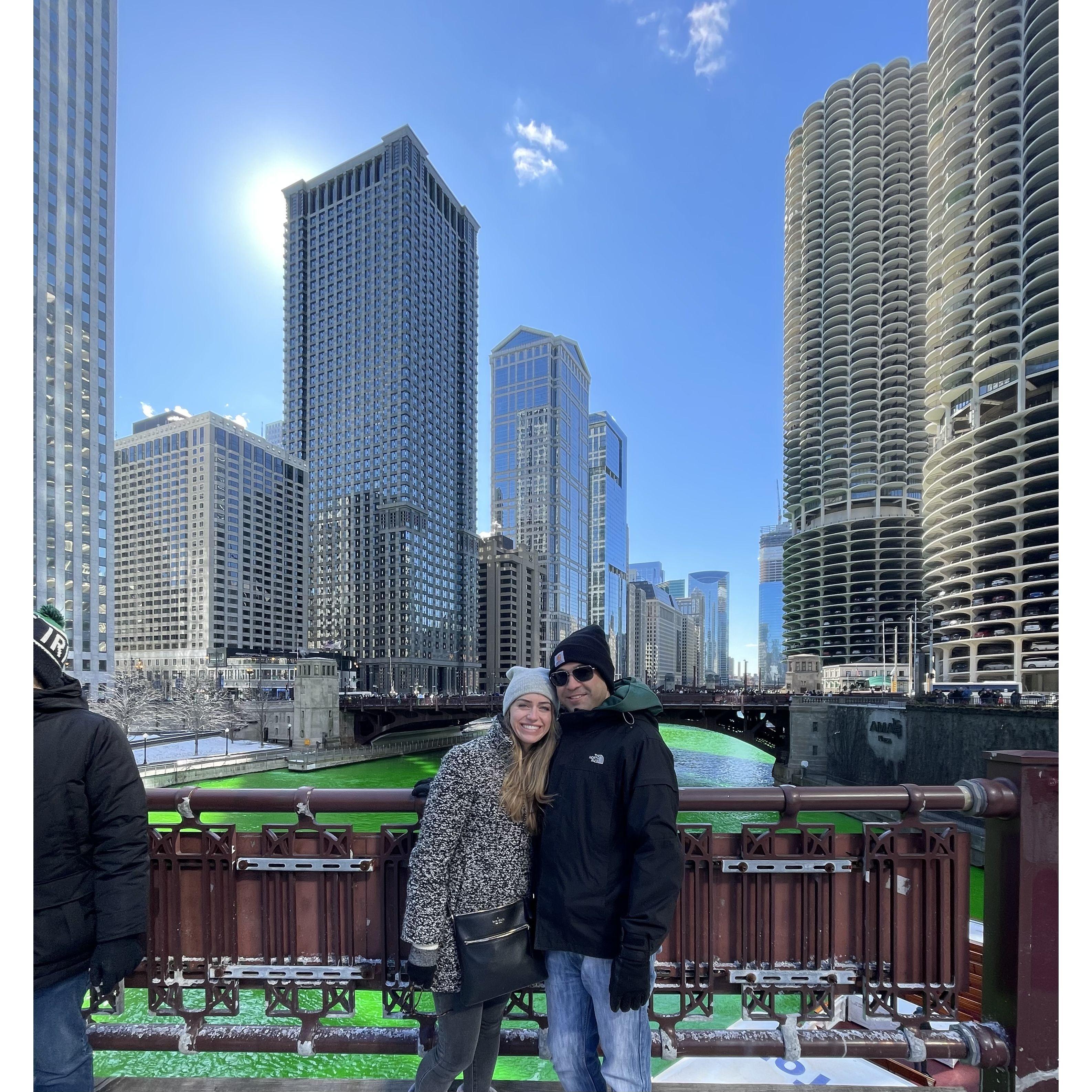 Chicago on St. Patrick's Day