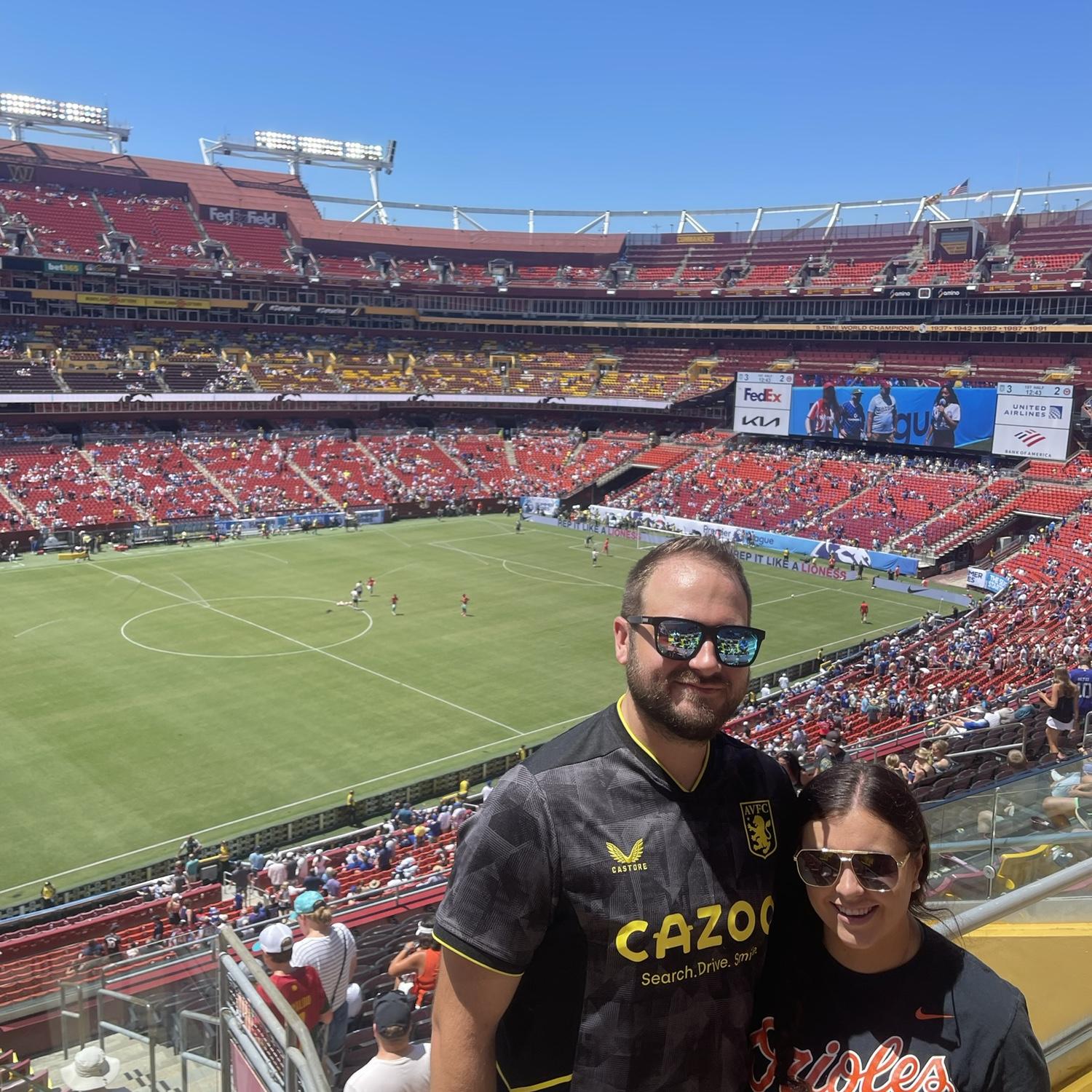 We do love going to sports games!