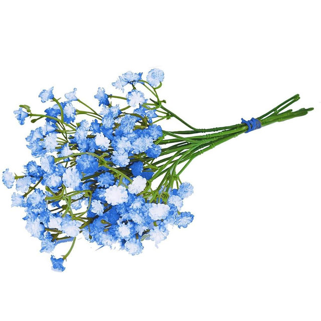 ABAJI Tiny Babys Breath Artificial Flowers Gypsophila Real Touch Flowers for Wedding Party Home Garden Decoration 12 inch in Length Small and Short