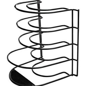 Rubbermaid Pan Organizer, Cookware Rack, Black