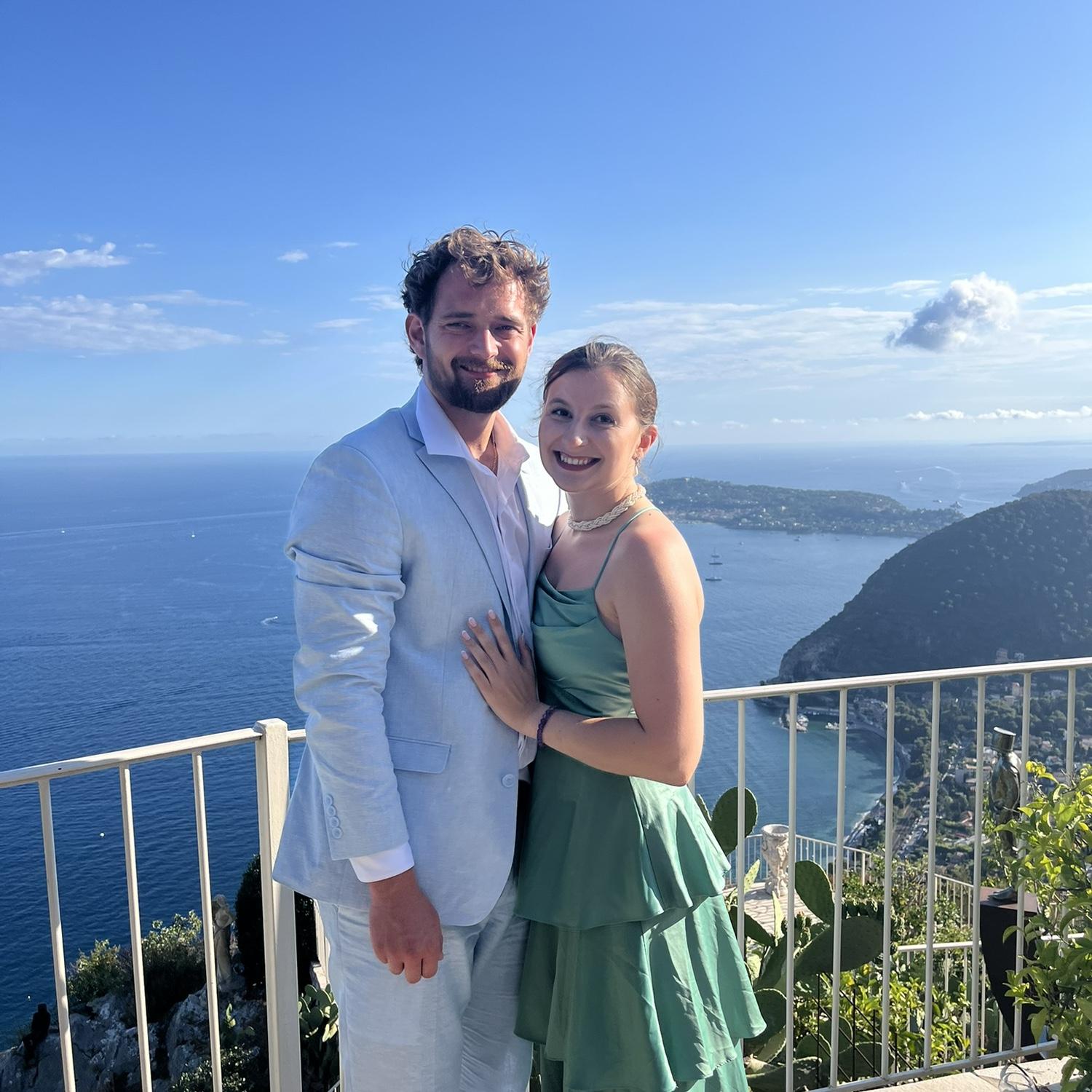At the beautiful wedding of Mr. and Mrs. Outlan!