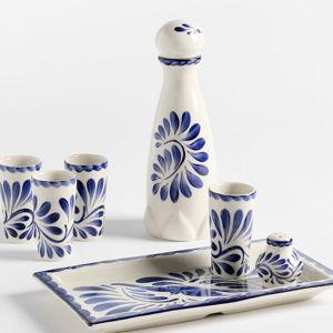 Puebla Porcelain Tequila Set