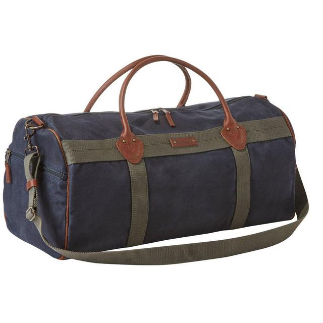 Waxed Canvas Duffle (Dark Khaki)