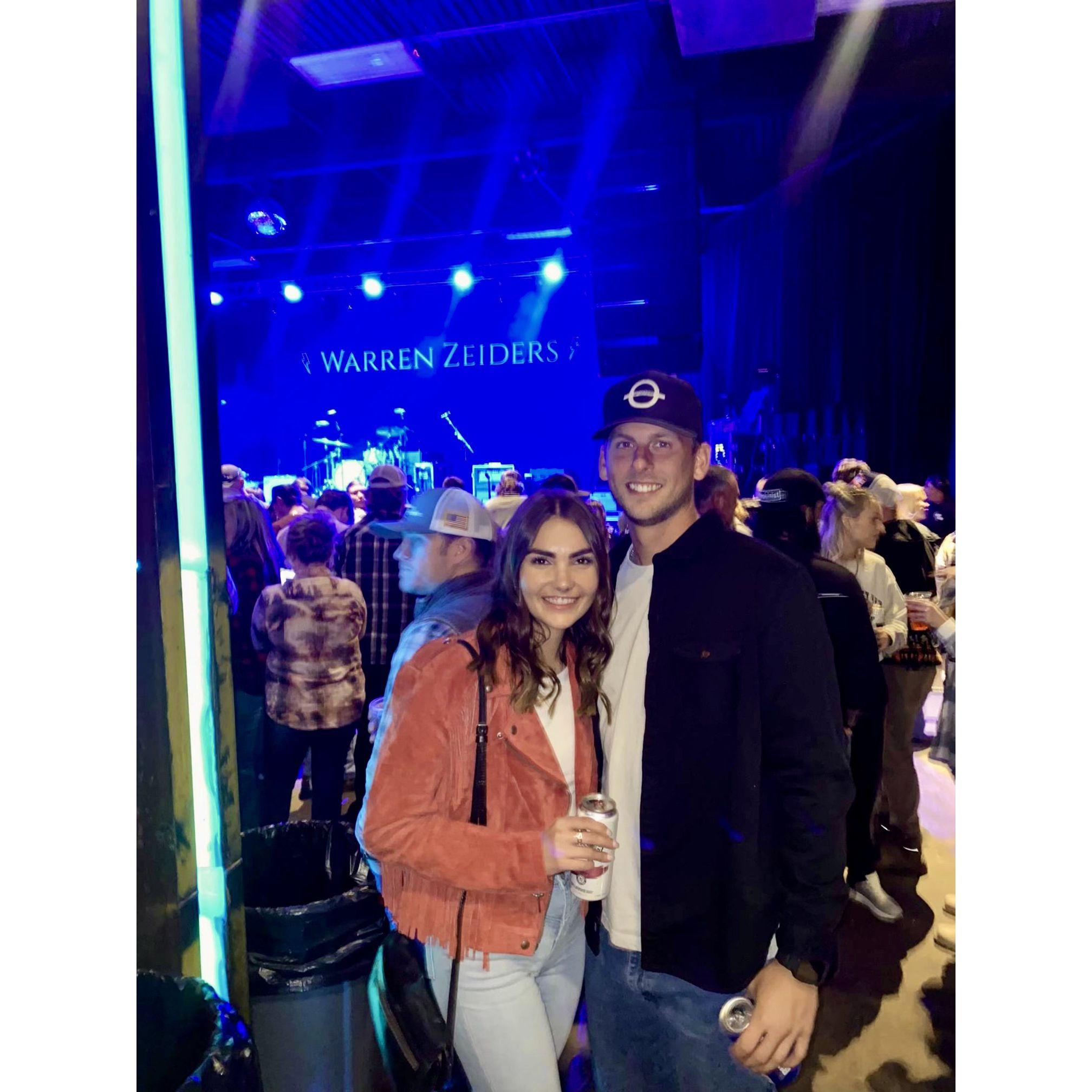 Warren Zeiders concert 2022!