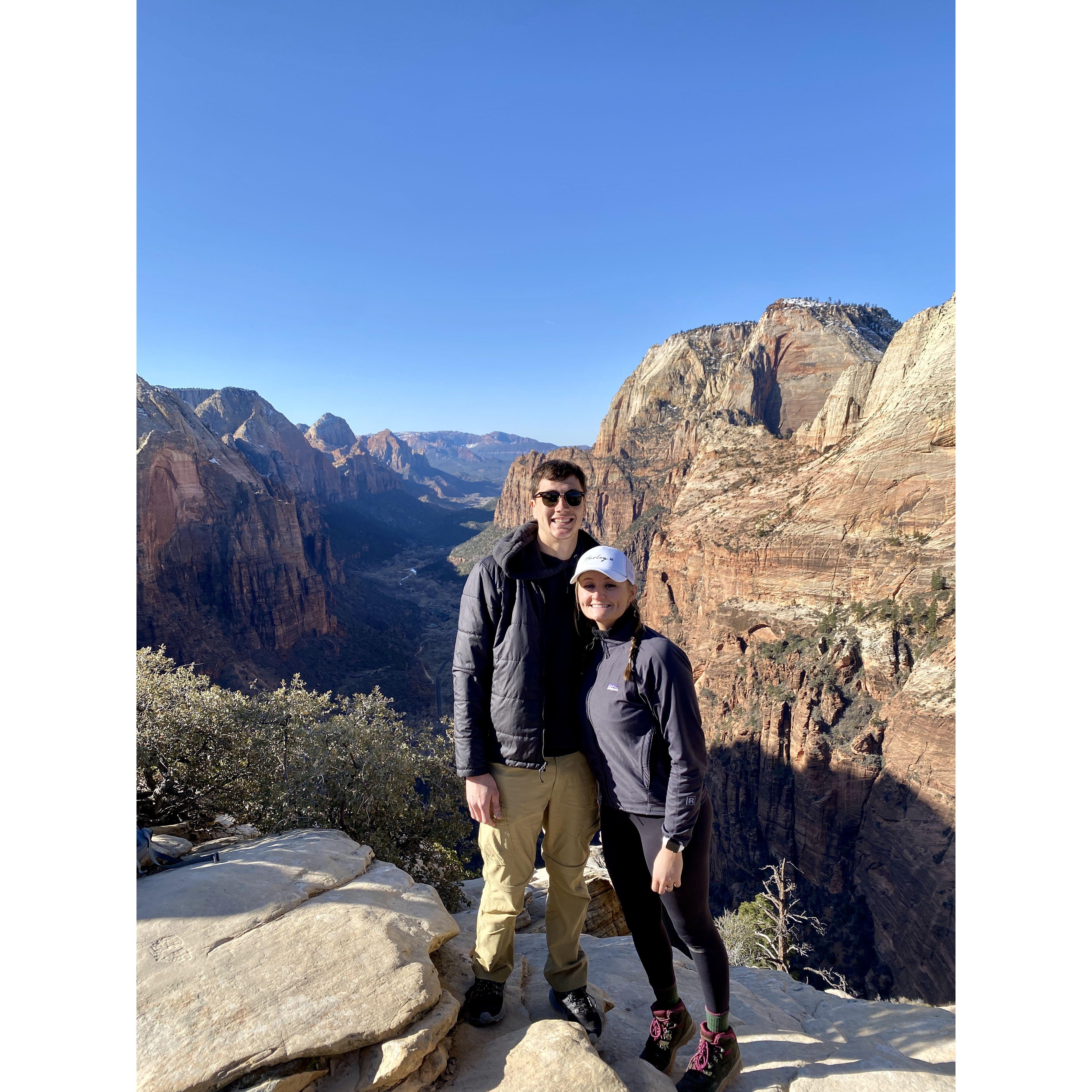 angels landing- Zion National Park