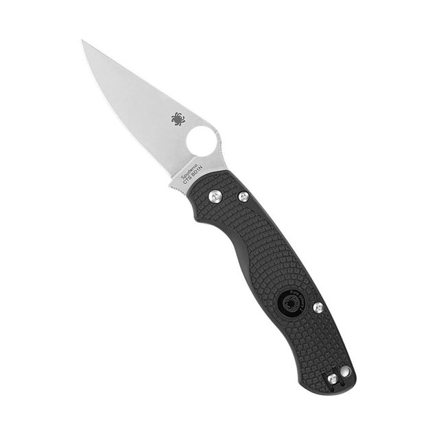 Spyderco Para Military 2 Lightweight Folding Knife with 3" CTS BD1N Steel Blade and FRN Handle - EDC Knife for Men and Women, Perfect for Hunting, Tactical, Camping, Survival - PlainEdge - C81PBK2