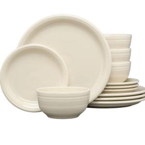 Bistro Coupe 12-Piece Dinnerware Set, Service for 4