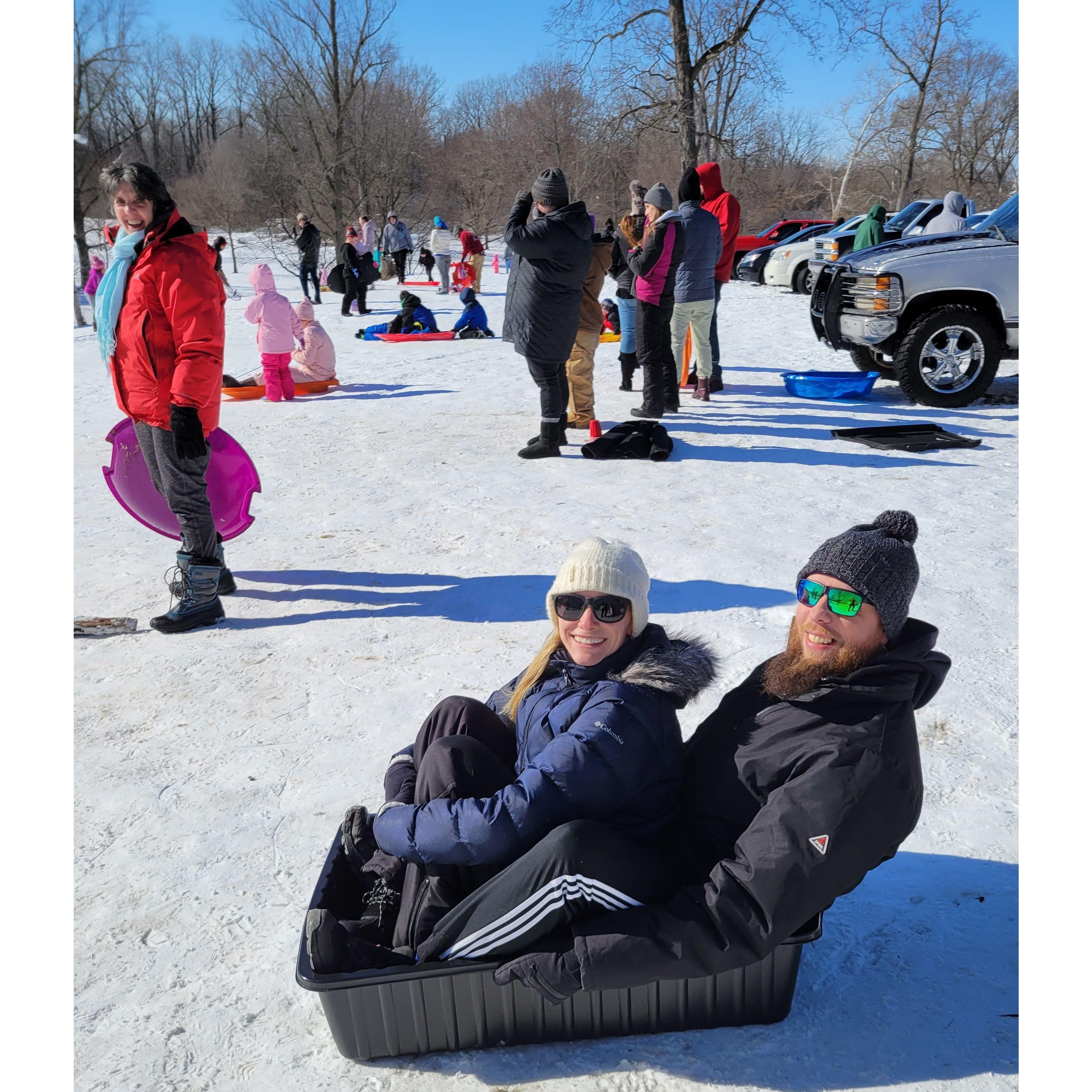 Sledding