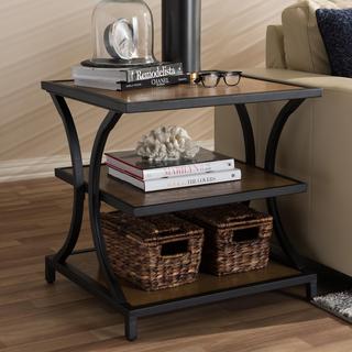 Rustic Industrial Style End Table