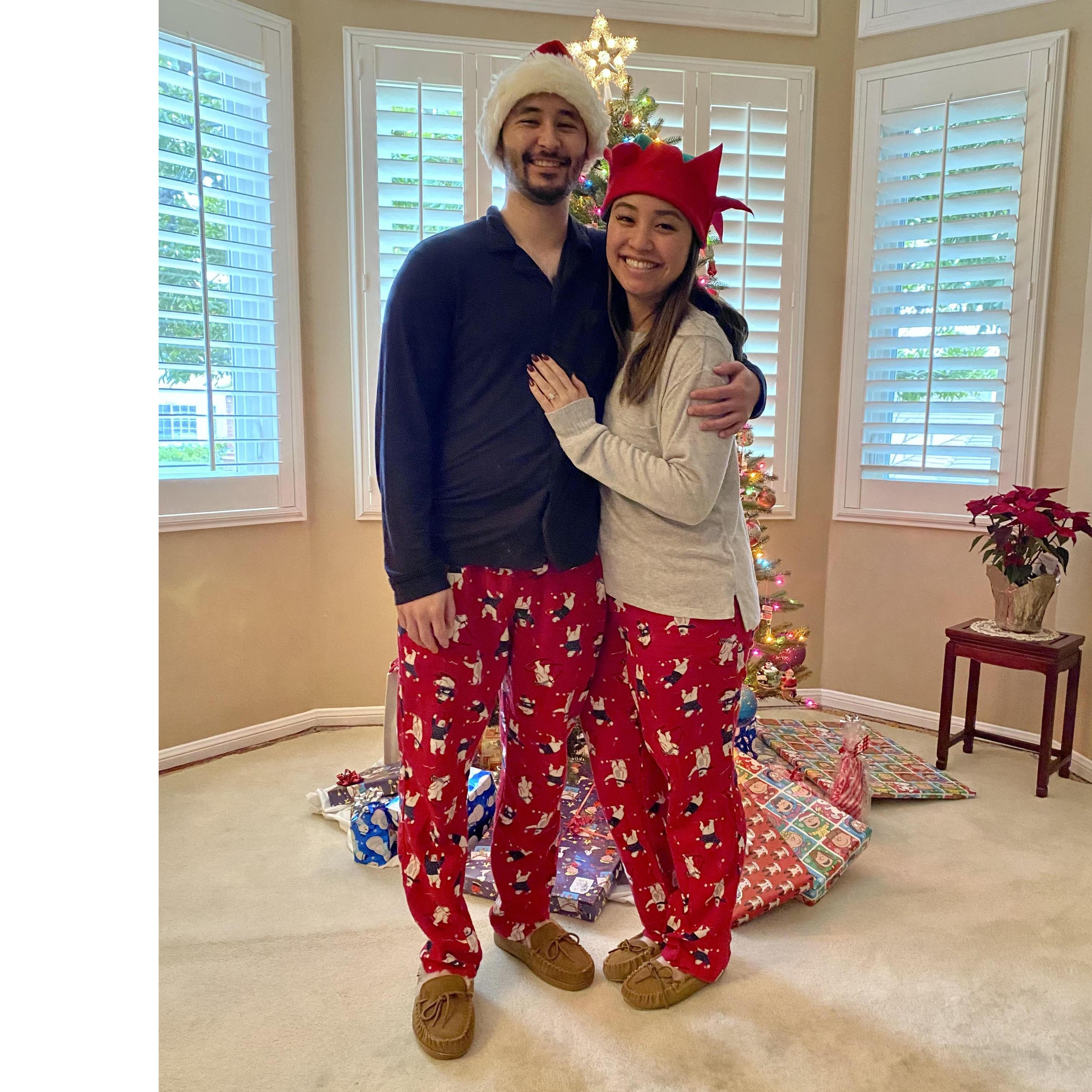 Our first Christmas engaged.