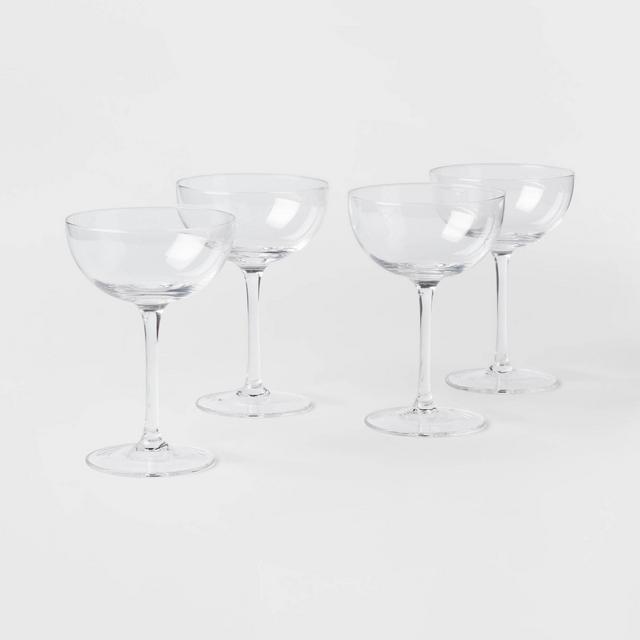 15oz 4pk Glass Atherton White Wine Glasses - Threshold™