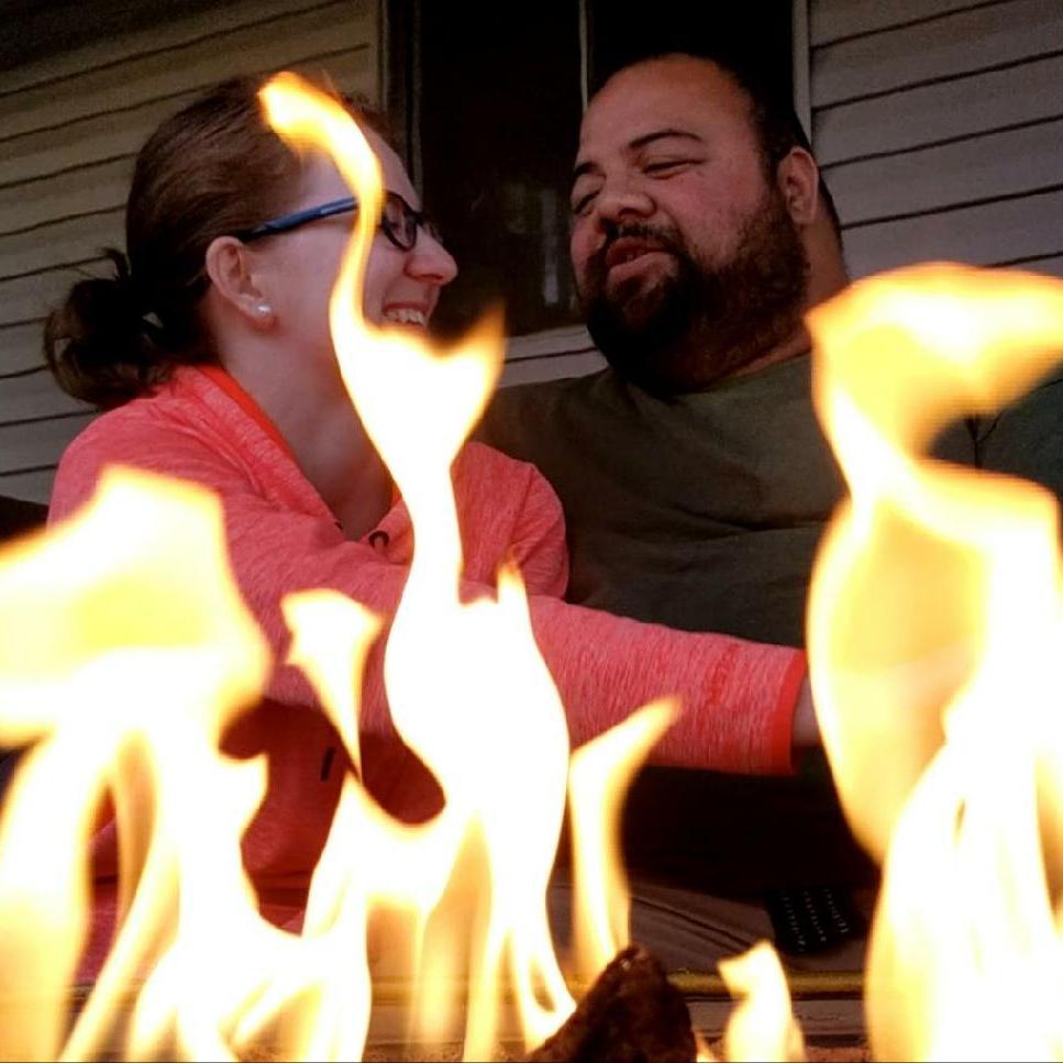 "This girl is on firrrrrre!" Meeting Josh's parents for the first time.